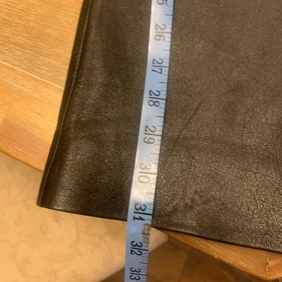 Wilson Black genuine, leather women’s pants - Picture 8 of 15